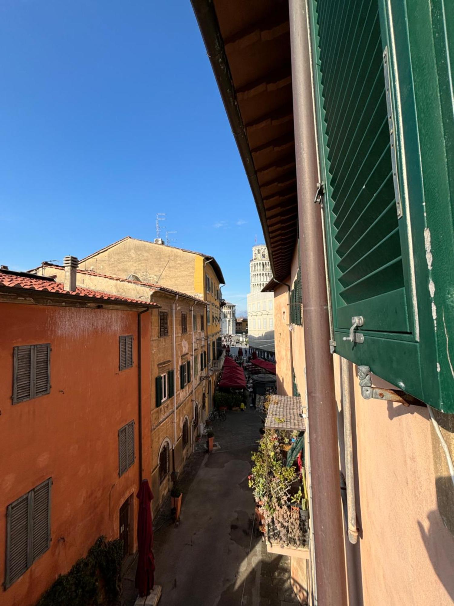 Bed and Breakfast Window To The Tower Pisa Exterior foto